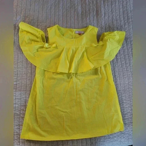 Ted Baker Cold-Shoulder Top with Ruffle Overlay - Picture 2 of 8